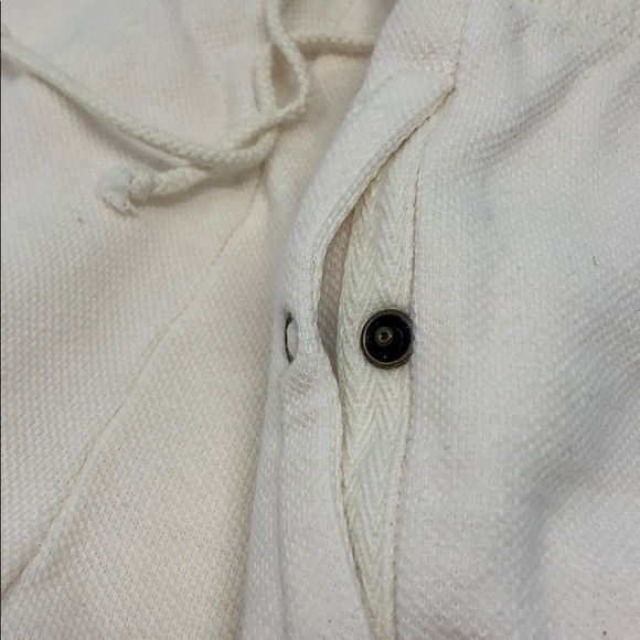 Short knit shorts; 100% cotton. Clean, tie waist - Picture 7 of 9